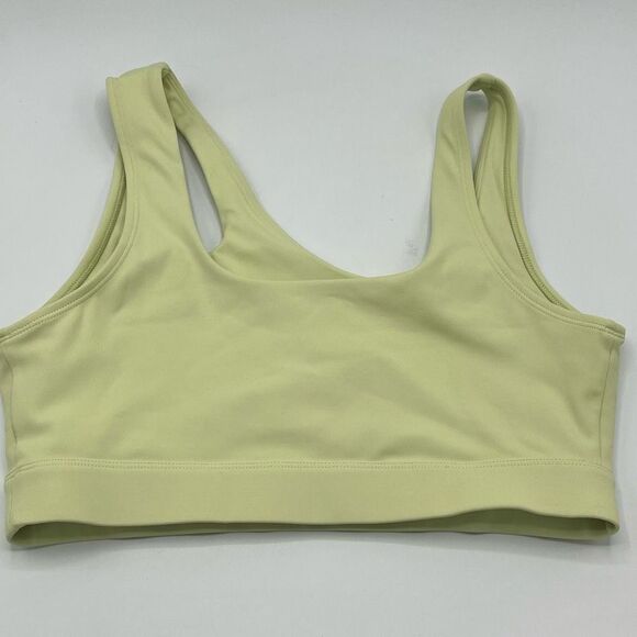 P.E Nation Backcheck Sports Bra Sz M Yellow Light Lime - Picture 4 of 11
